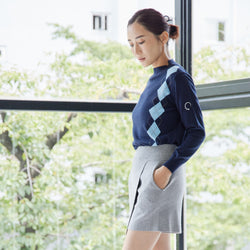PERFECT TAN｜《SALE》アーガイルラインプルオーバー〈WOMENS〉