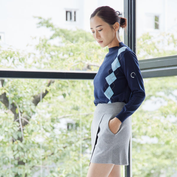 PERFECT TAN｜《SALE》アーガイルラインプルオーバー〈WOMENS〉