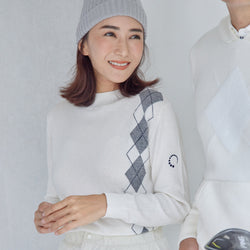 PERFECT TAN｜《SALE》アーガイルラインプルオーバー〈WOMENS〉