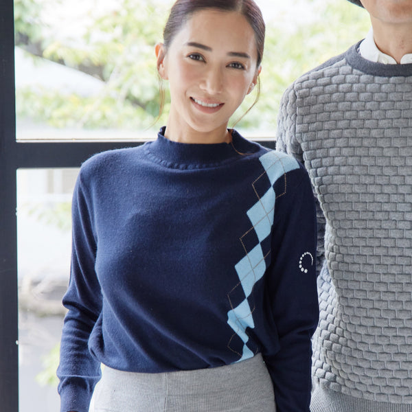 PERFECT TAN｜《SALE》アーガイルラインプルオーバー〈WOMENS〉