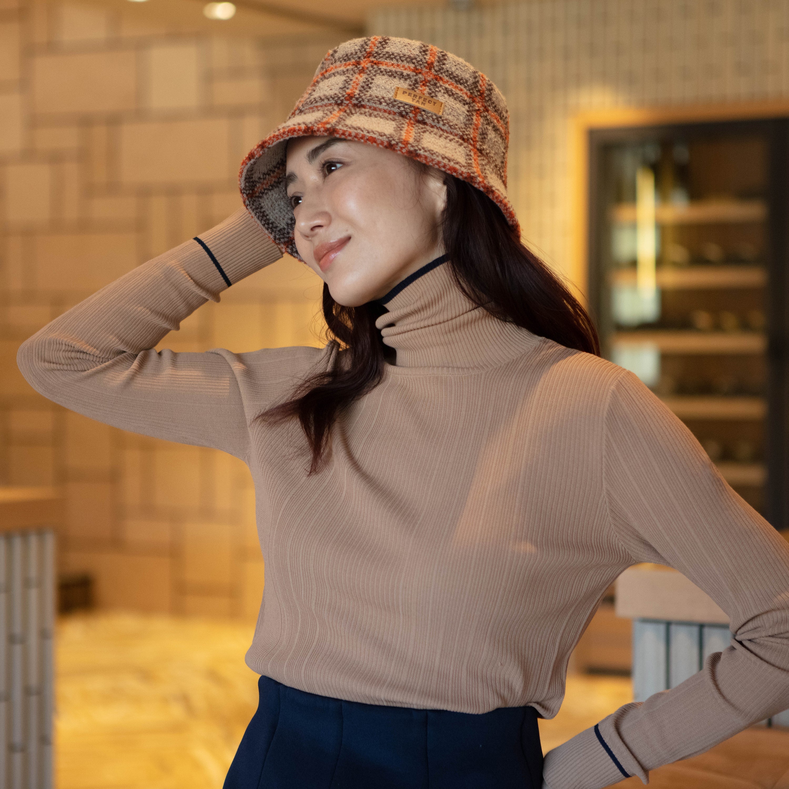 PERFECT TAN｜《SALE》ランダムリブタートルプルオーバー〈WOMENS〉