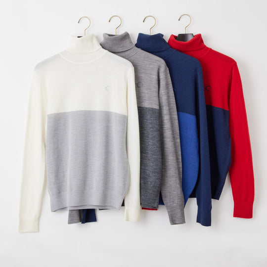 PERFECT TAN｜《SALE》バイカラータートルプルオーバー〈WOMENS〉