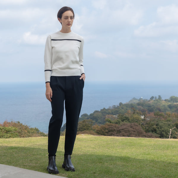PERFECT TAN｜《SALE》ハリーストレッチ 12Gニット ライントップス〈WOMENS〉