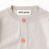 【SALE 30%OFF】ami amie :サボテン刺繍カーディガン/221008