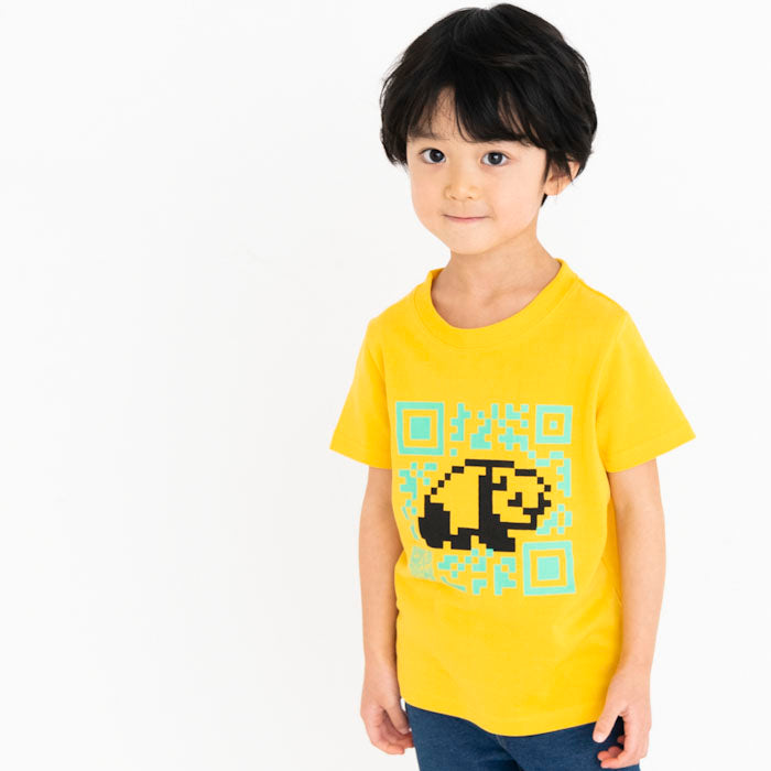 【SALE 30%OFF】ami amie : QRパンダ和紙Tシャツ/221012