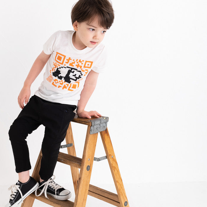 【SALE 30%OFF】ami amie : QRパンダ和紙Tシャツ/221012