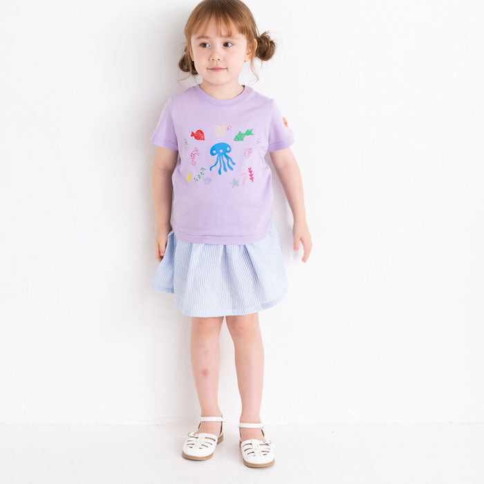 【BIG SALE 30%OFF】ami amie :アンダーザシーTシャツ/221019