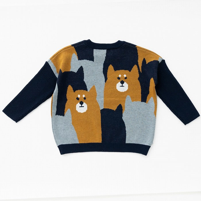 【SALE 30%OFF】ami amie : 豆柴いっぱいプルオーバー/223015