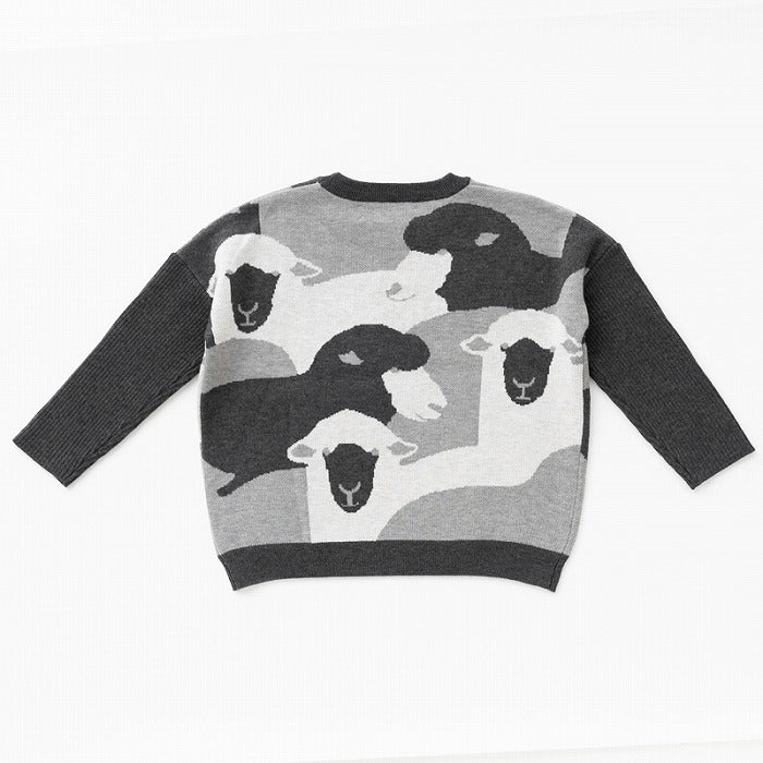 【SALE 30%OFF】ami amie :ひつじいっぱいプルオーバー/223016