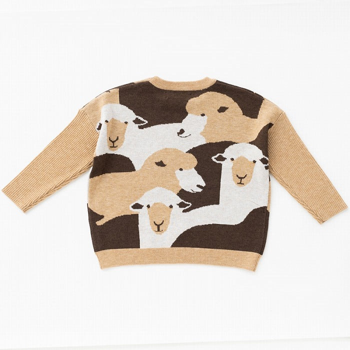 【SALE 30%OFF】ami amie :ひつじいっぱいプルオーバー/223016