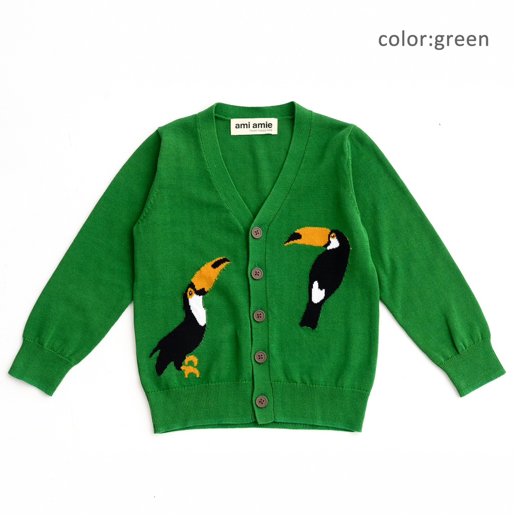 【SALE 30%OFF】ami amie : オオハシカーディガン/231002