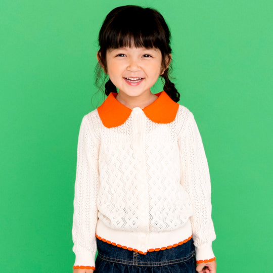 【SALE 30%OFF】ami amie : 襟付きカーディガン/231008