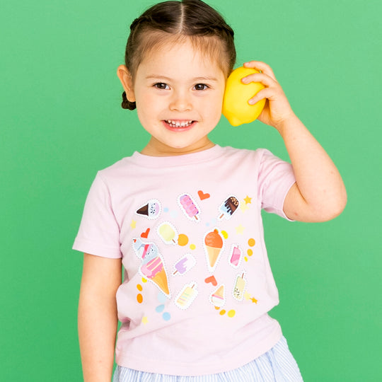 【SALE 30%OFF】ami amie : アイスクリームTシャツ/231012