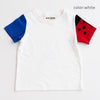 【SALE 30%OFF】ami amie : てんとう虫ニット袖Tシャツ/231020