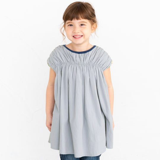 【SALE 30%OFF】ami amie : ギャザーワンピース/231021