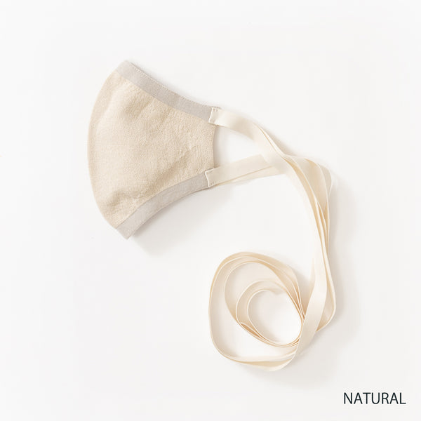 NETENE.：《SALE》Washi Knit Ribbon Mask 和紙ニットリボンマスク(抗菌マスクケース付き)