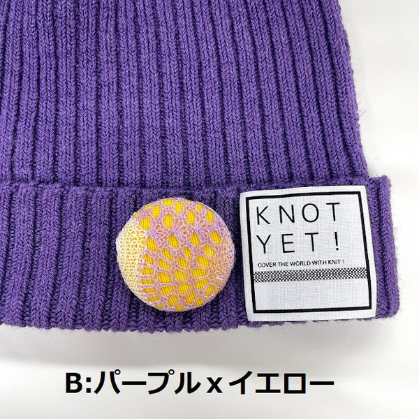KNOT YET!:ニットキャップ（バイオレット）/BN-S-VI07（NEW!!）
