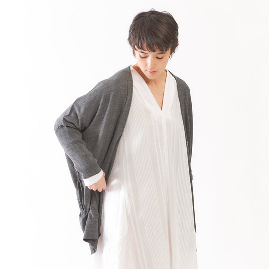 ZERO FLOOR:ドルマンスリーブカーディガン/RIT-12