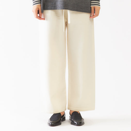 ZERO FLOOR:ストレッチワイドニットパンツ/RIT-15