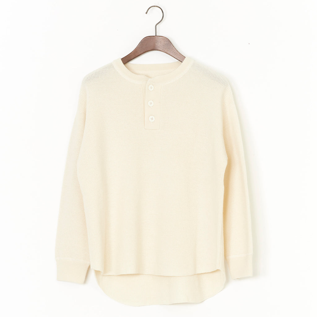 ZERO FLOOR:オーガニックウールヘンリープルオーバー/RIT-18