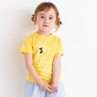 【SALE 76%OFF】ami amie :かぎ針ハチTシャツ/221020