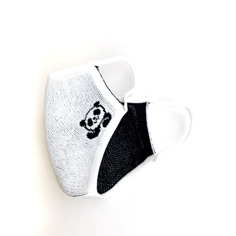 【30%OFF SALE】ami amie : キッズ和紙マスク(パンダ・シロクマ)/mask_tama_04