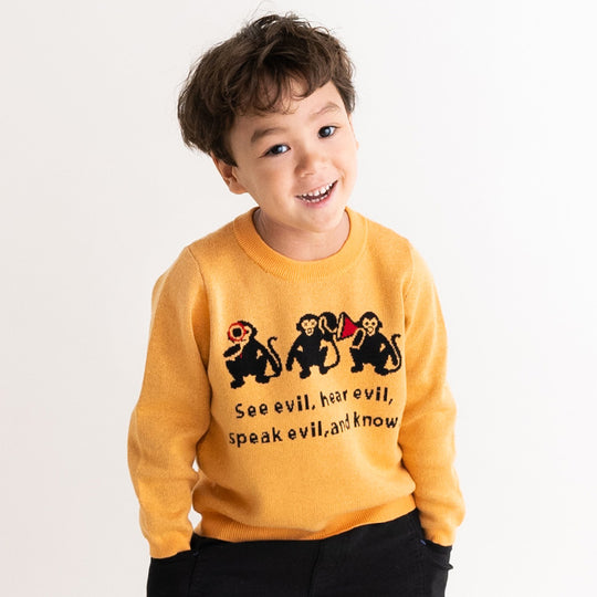 【SALE 30%OFF】ami amie : 三猿プルオーバー/223013