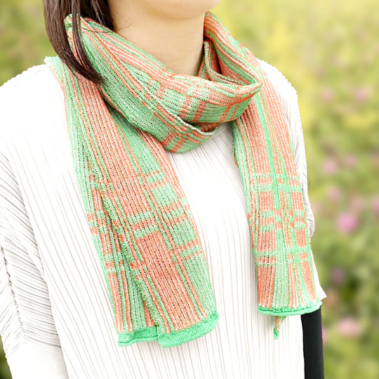 marusawa:Camimatoph|カミマトフ-和紙ストール-ナスタチウム/mar-2-6