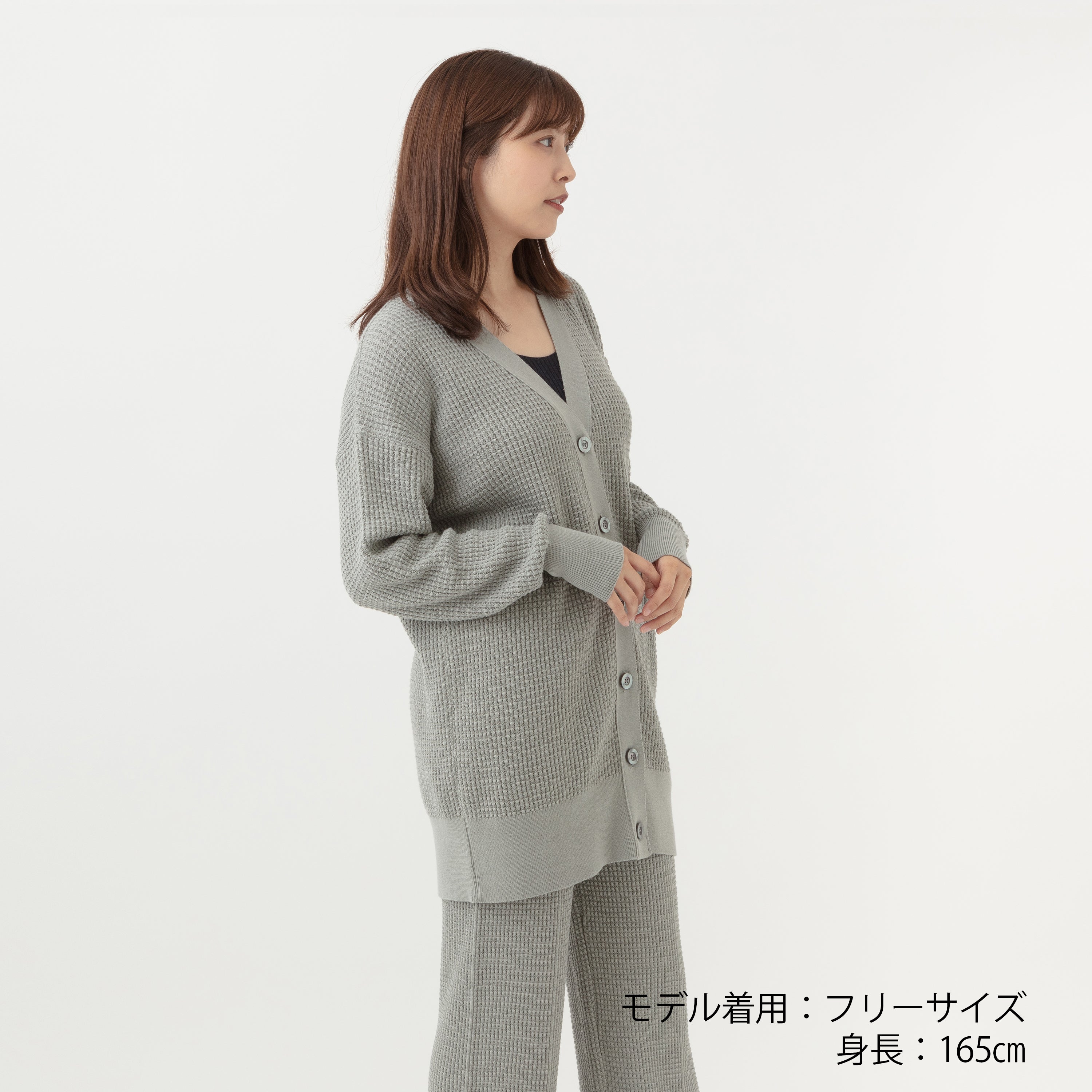 NETENE.：Puffy Knit Cardigan パフィーニットカーディガン