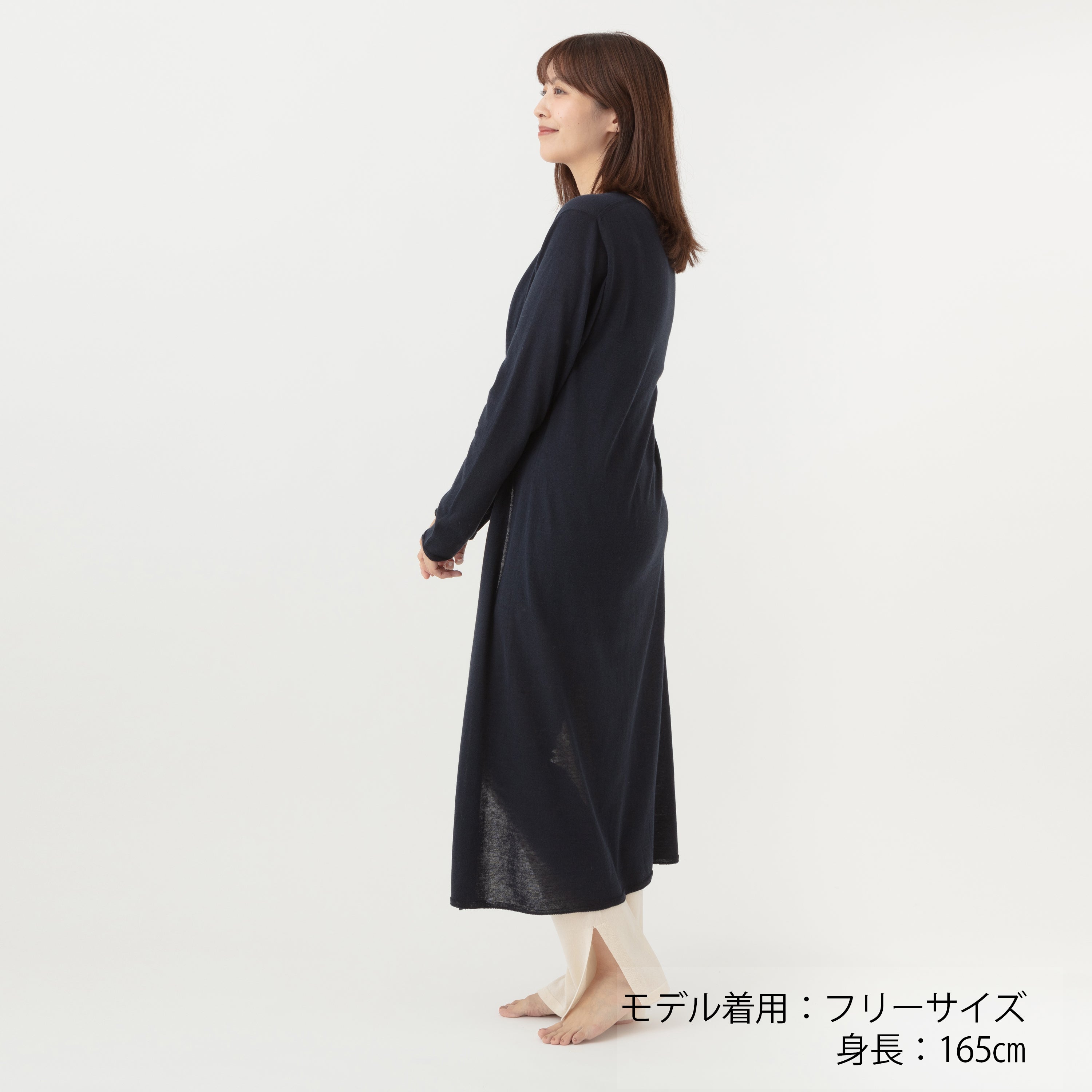NETENE.：《SALE》Knit Long Cardigan ニットロングカーディガン