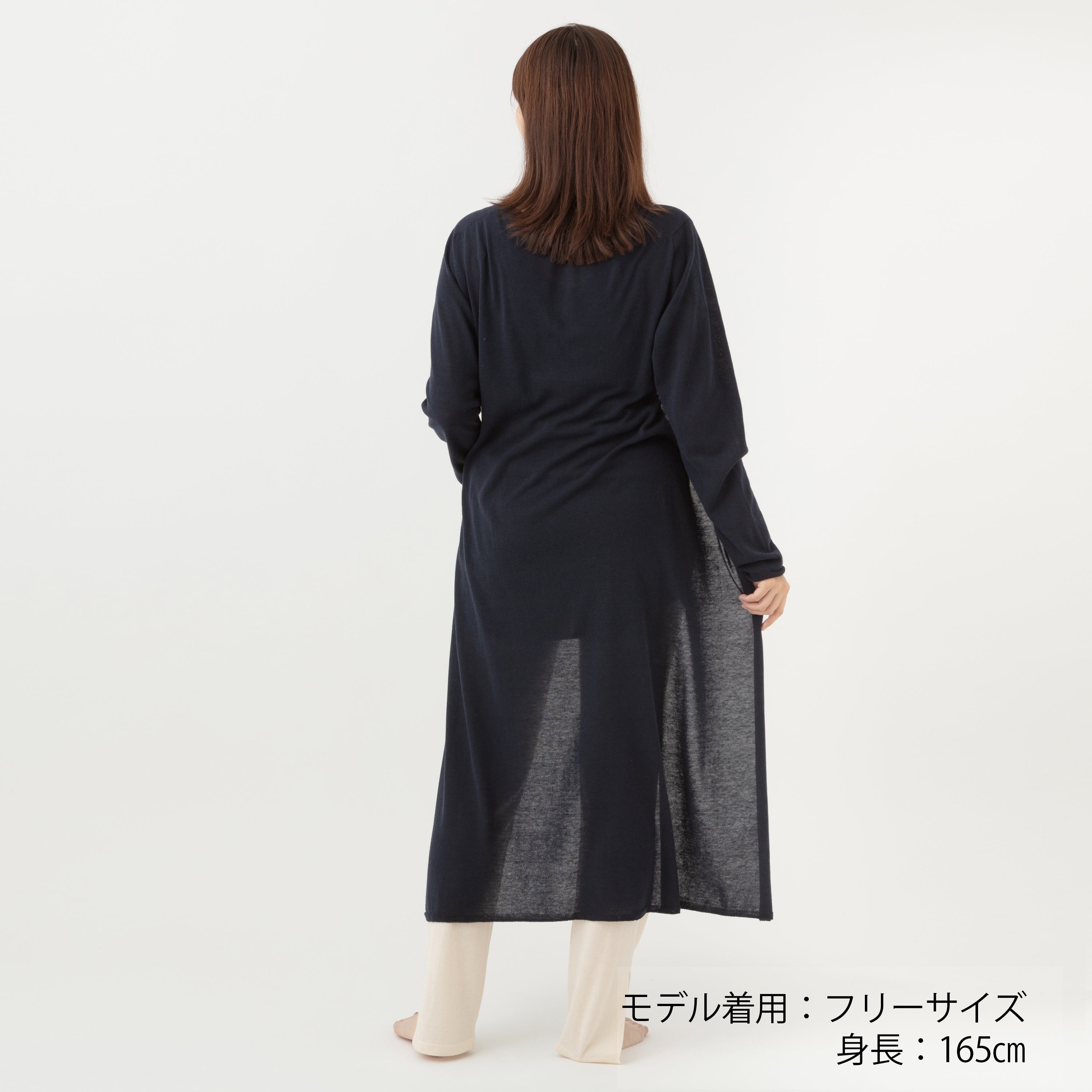 NETENE.：《SALE》Knit Long Cardigan ニットロングカーディガン