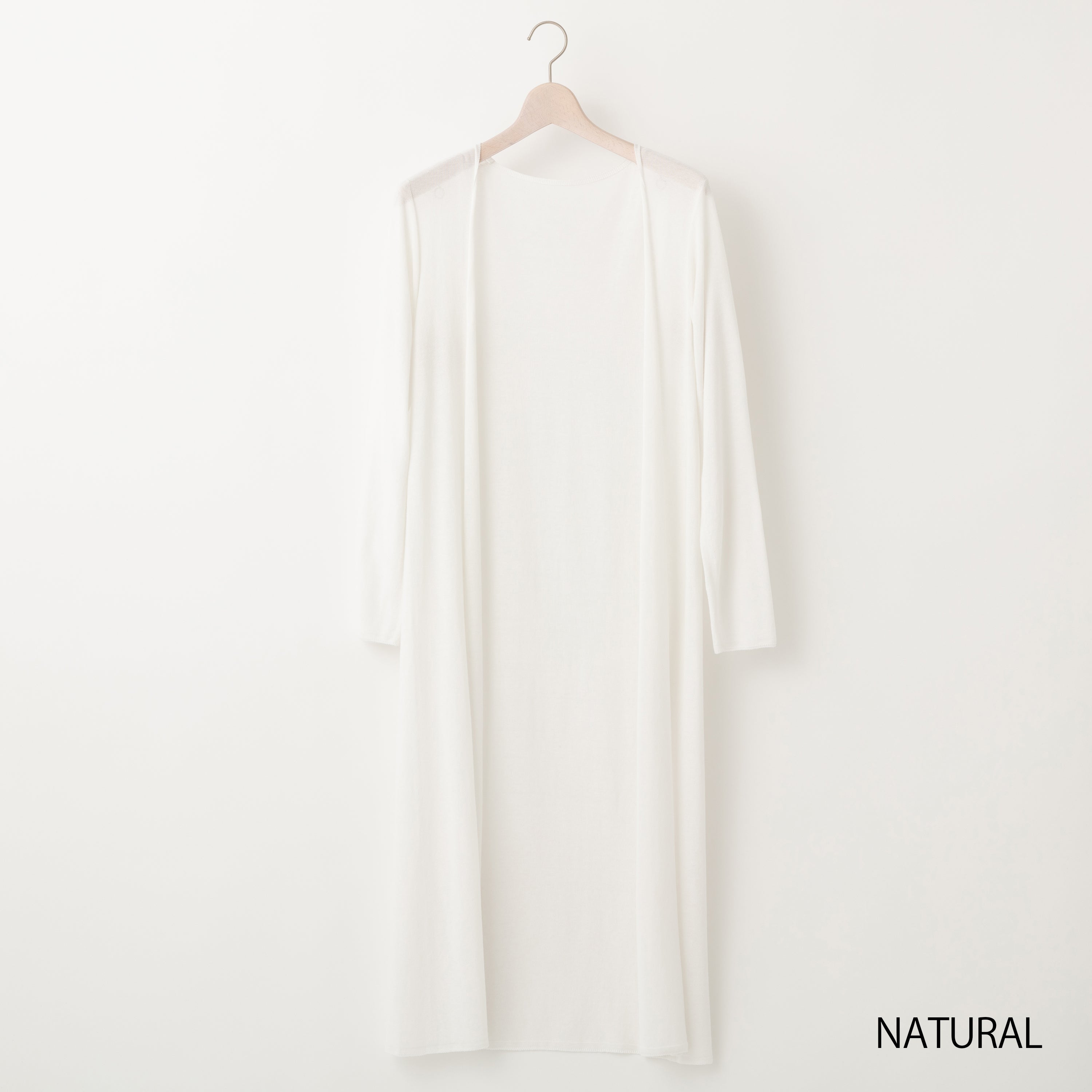 NETENE.：《SALE》Knit Long Cardigan ニットロングカーディガン