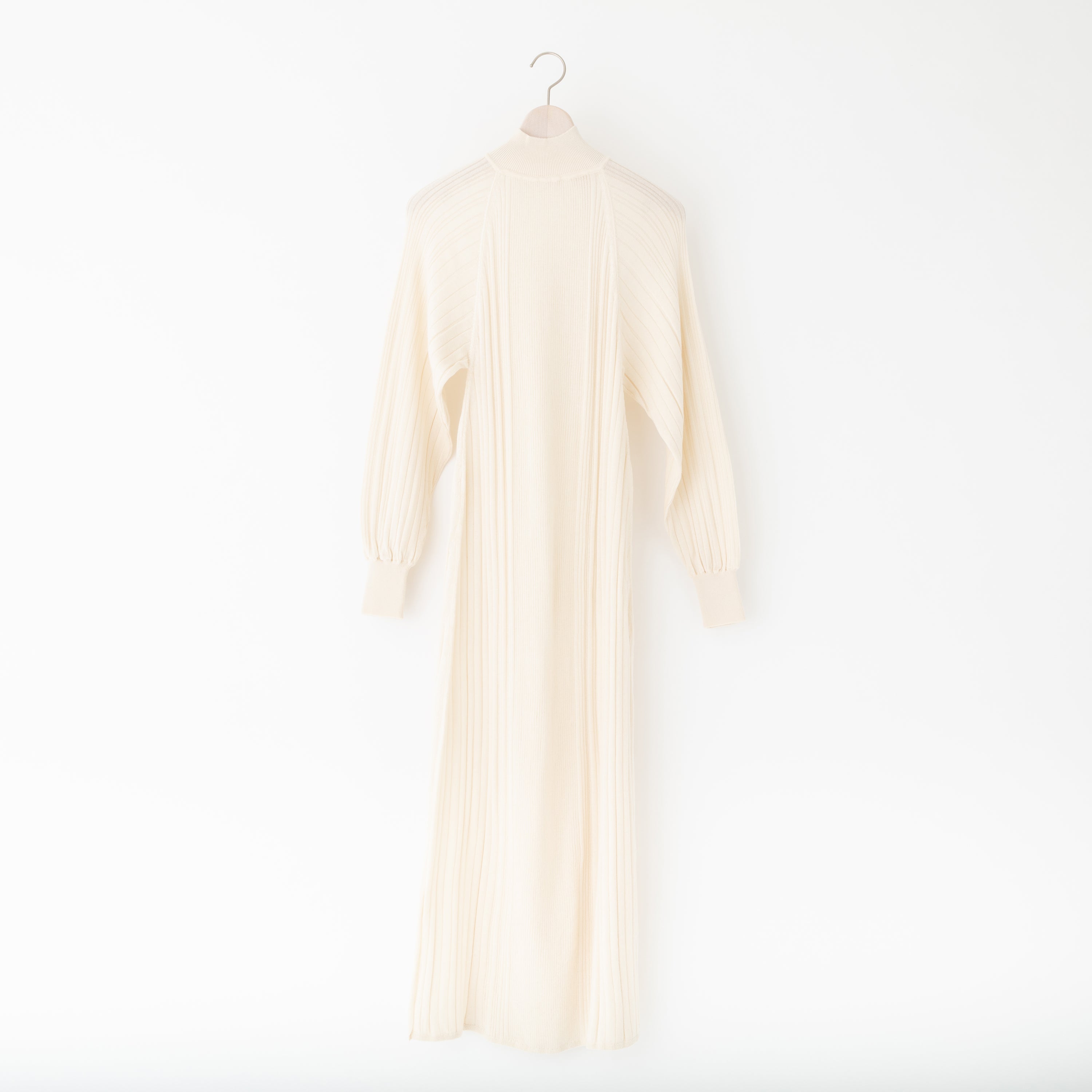 NETENE.：Fika Random Rib Knit Dress フィーカ ランダムリブニットワンピース