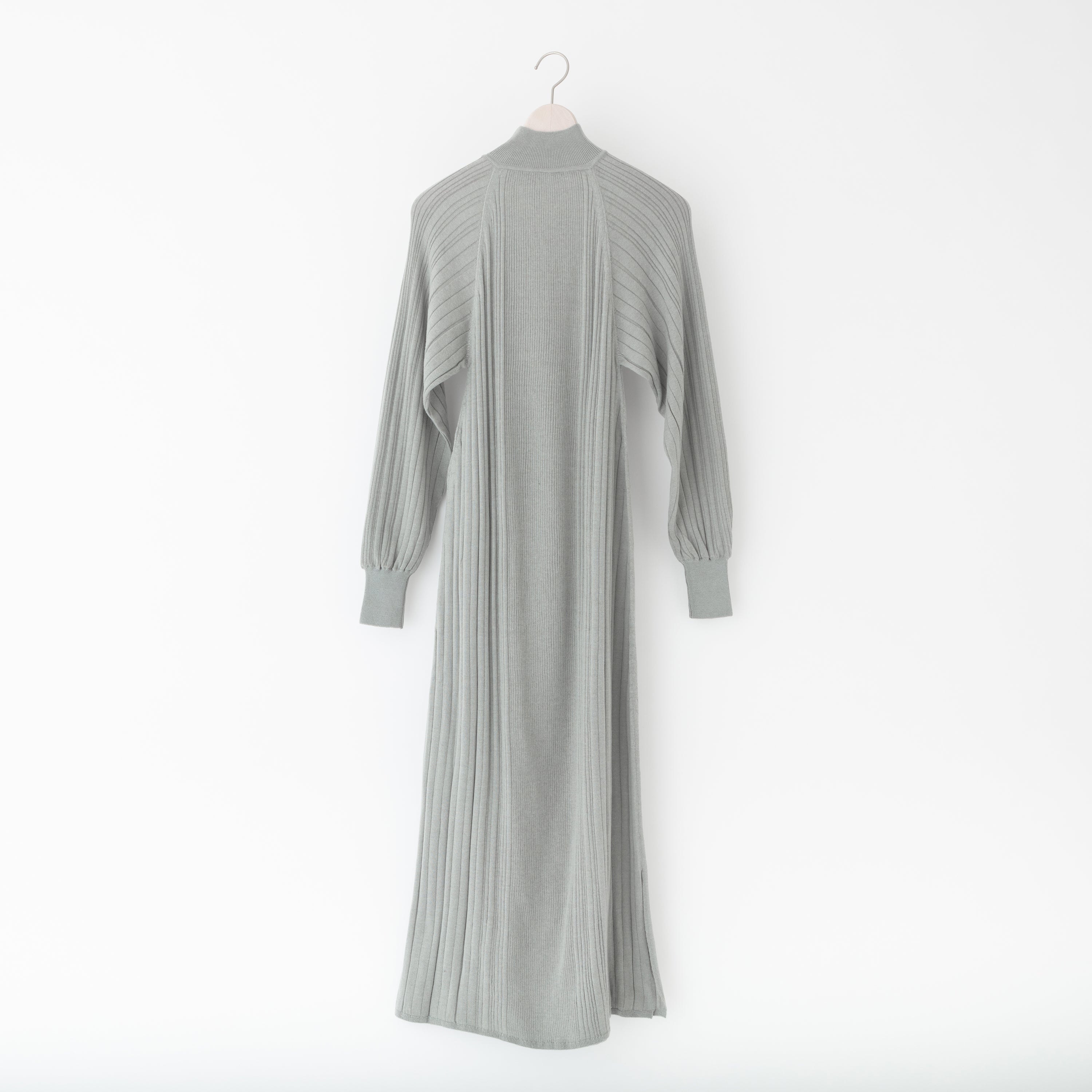 NETENE.：Fika Random Rib Knit Dress フィーカ ランダムリブニットワンピース