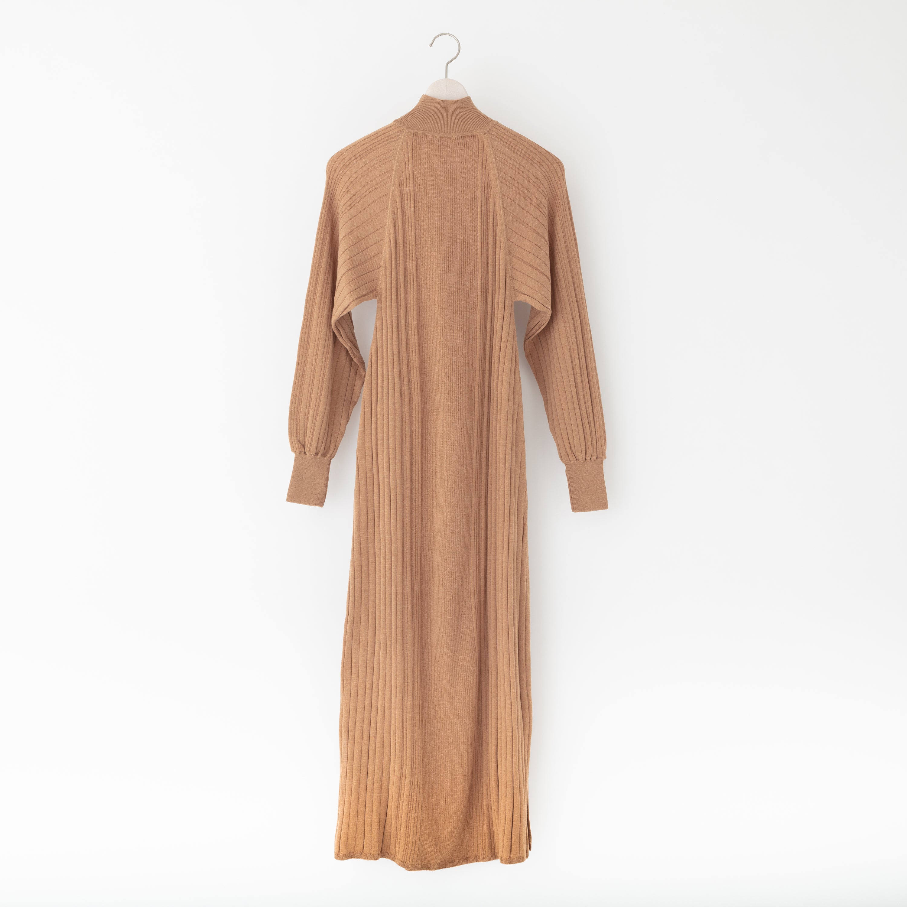 NETENE.：Fika Random Rib Knit Dress フィーカ ランダムリブニットワンピース