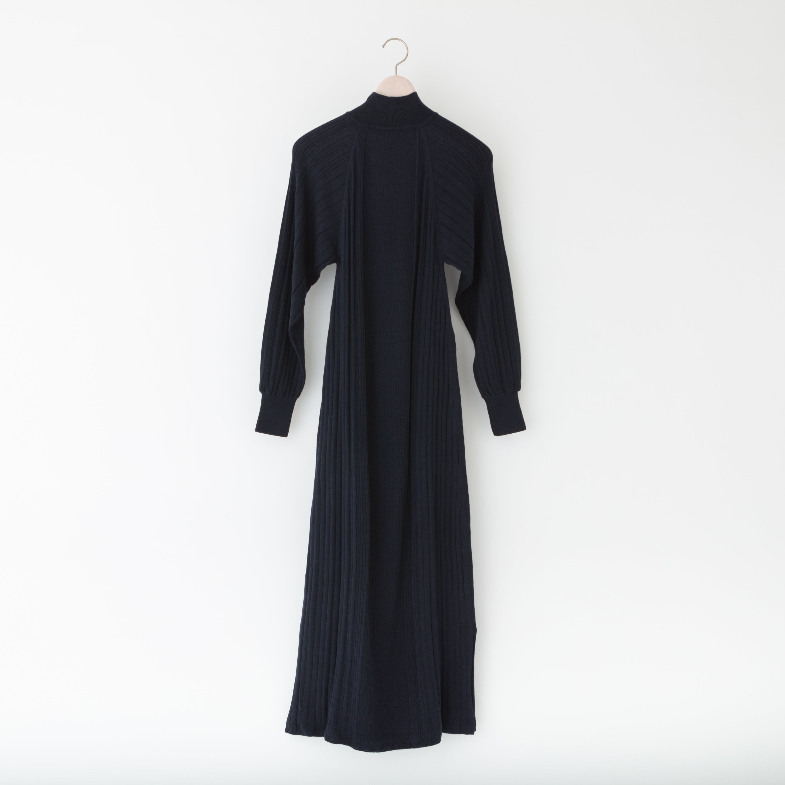 NETENE.：Fika Random Rib Knit Dress フィーカ ランダムリブニットワンピース